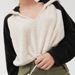 UO Tilly Cozy Faux Fur Hoodie Sweatshirt